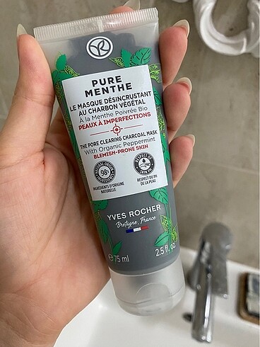 Yves rocher kömür maske