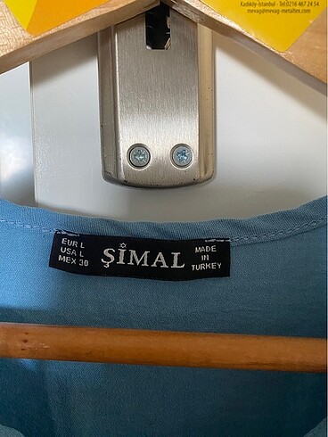 l Beden Mavi tshirt