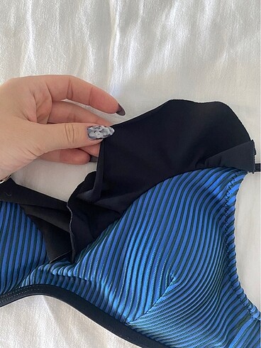 s Beden Mavi bikini takımı
