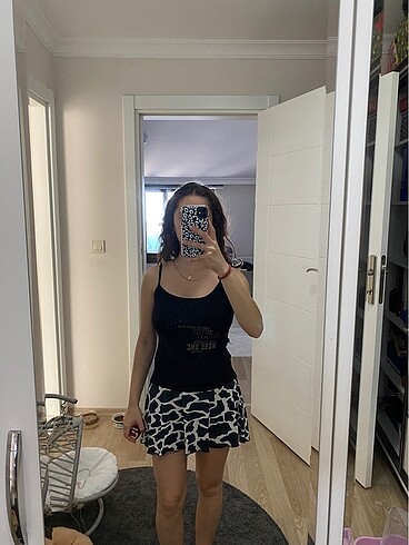 xs Beden siyah Renk Siyah askılı elbise