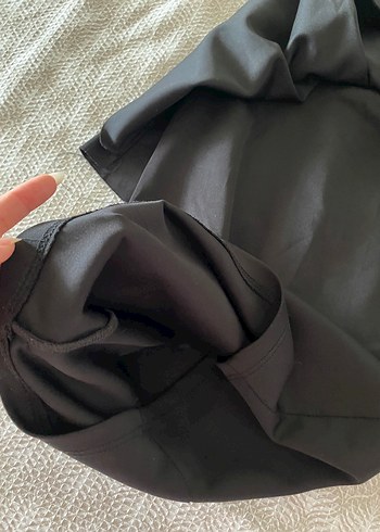 Siyah boyundan bağlamalı abiye - Görsel 8