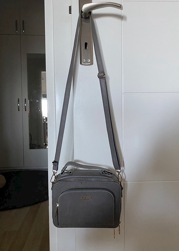 Beden gri Renk Zara Gri Kadın Omuz Çantası