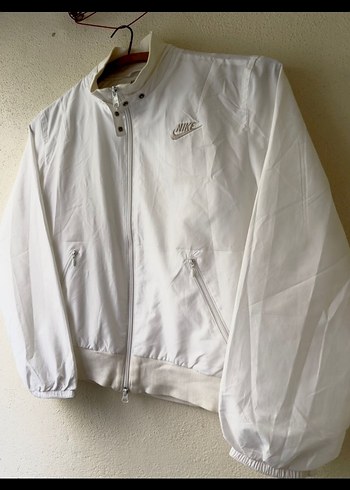 m Beden Beyaz Nike Kadın Bomber Ceket