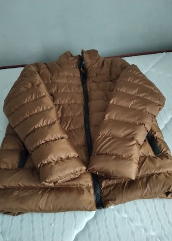 Diğer Kahverengi Fermuarlı unisex mont