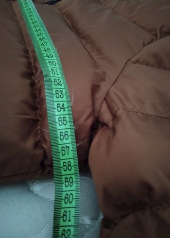 m Beden kahverengi Renk Kahverengi Fermuarlı unisex mont