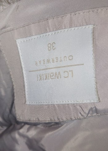 Gri Kadın Midi Kış Montu Fermuarlı - Görsel 4