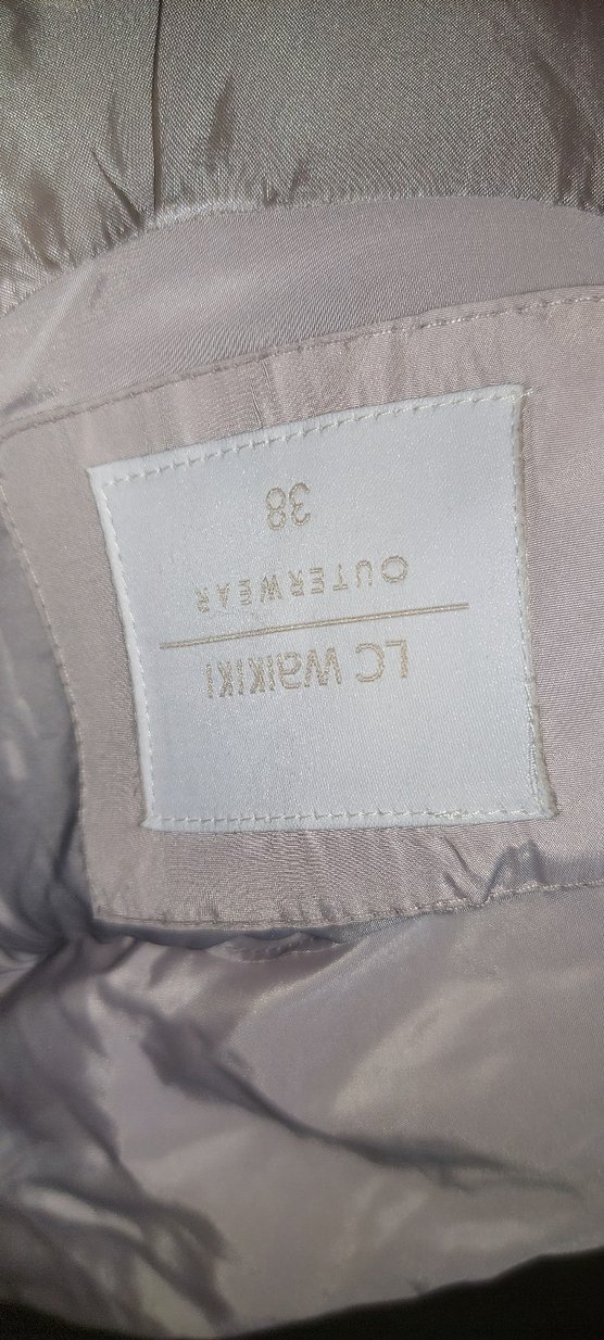 Gri Kadın Midi Kış Montu Fermuarlı - Görsel 4