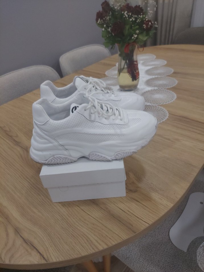 Beyaz erkek Spor Ayakkabı - Görsel 4