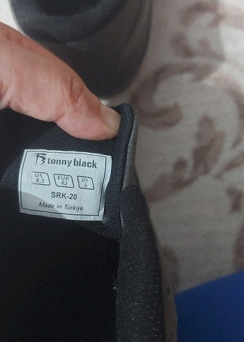 42 Beden gri Renk TOnnyblak Gri Erkek Spor Ayakkabı