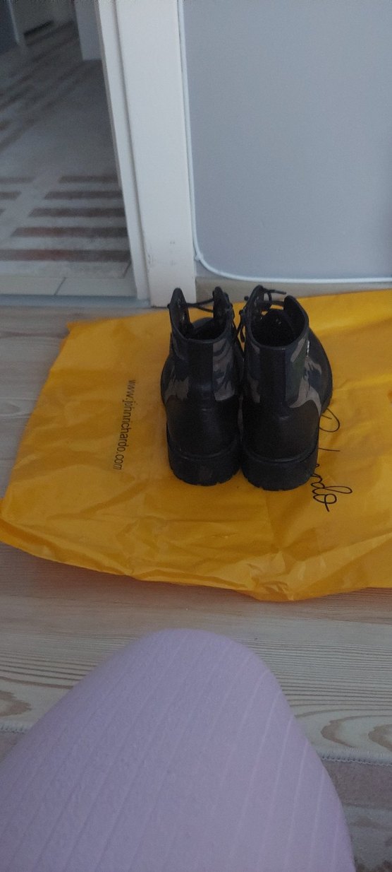 Siyah Erkek Kauçuk Botlar Tokalı - Görsel 4