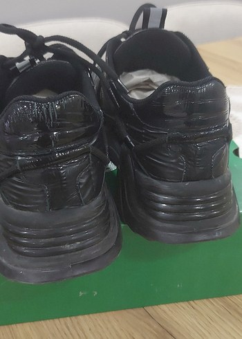 Siyah Rugan erkek Spor Ayakkabı - Görsel 4