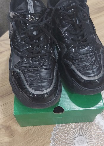 Siyah Rugan erkek Spor Ayakkabı - Görsel 5