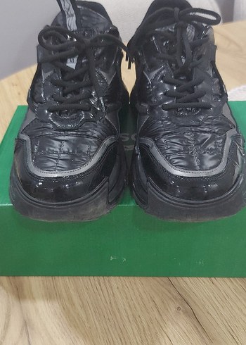 Siyah Rugan erkek Spor Ayakkabı - Görsel 2