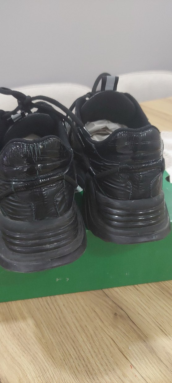 Siyah Rugan erkek Spor Ayakkabı - Görsel 4