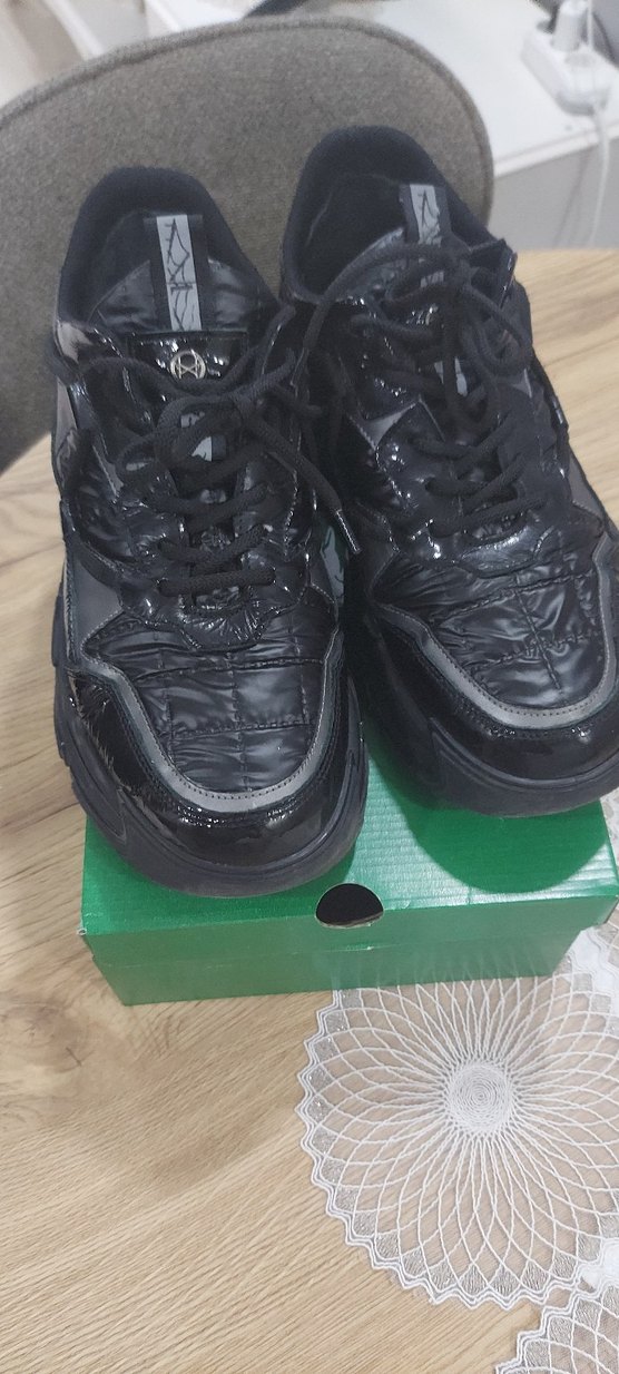 Siyah Rugan erkek Spor Ayakkabı - Görsel 5