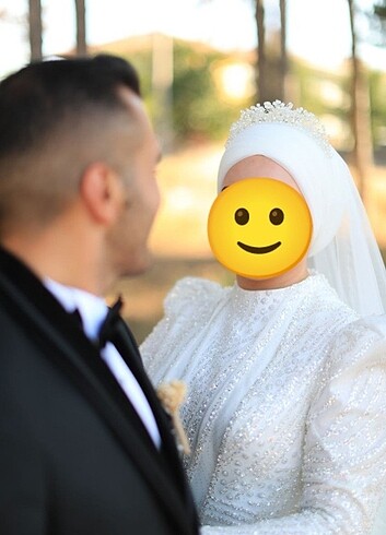 xl Beden ÖZEL MODEL TAŞ İŞLEMELİ GELİNLİK