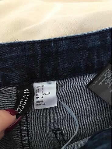 38 Beden H&M divided mini kot şort