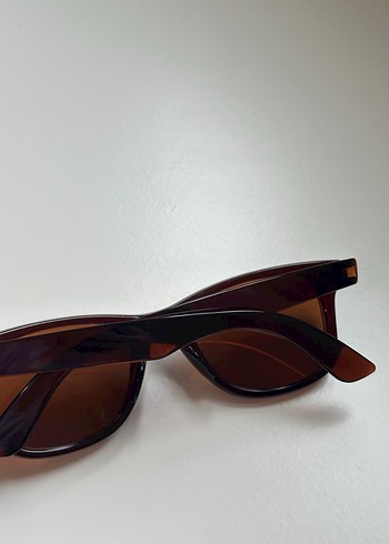 Ray Ban Klasik Tarz Şeffaf Kahverengi Kadın Gözlüğü