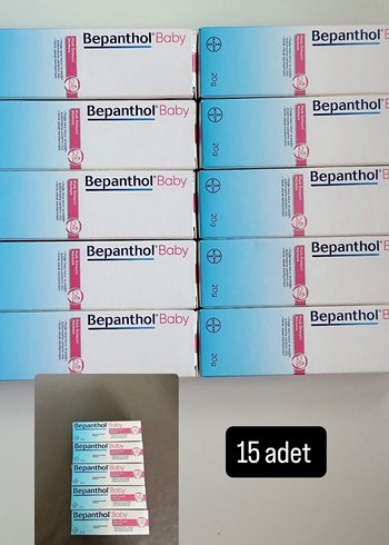15 Adet Bepanthol Baby Pişik Kremi 20g
