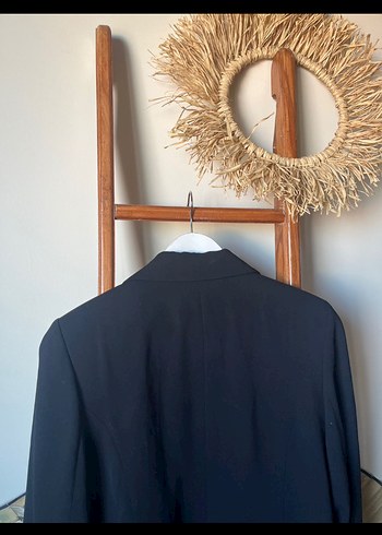 Diğer Kadın Siyah Normal Kesim Ofis Blazer Ceket