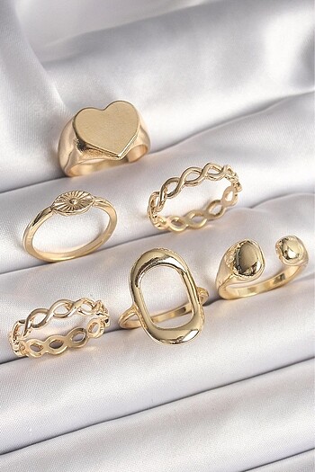 Pirinç gold renk 6?lı set