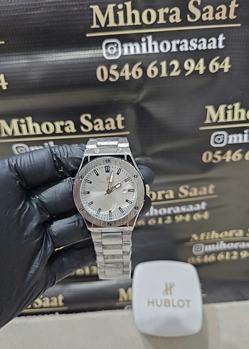 Hublot Gumus Metal Erkek Kol Saati