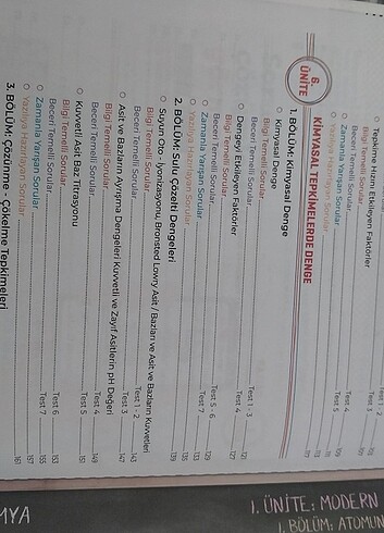 Beden Renk 11. Sınıf kimya test kitabı