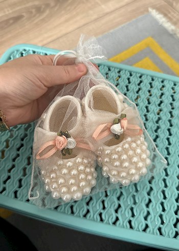 İnci İşlemeli Kız Çocuk Özel Ayakkabı - Görsel 2