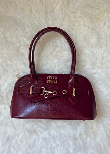 Miu Miu Bordo Deri Kadın Çanta