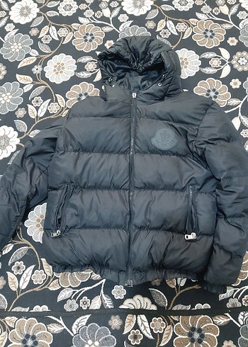 Siyah Erkek Mont, Fermuarlı, - Görsel 2