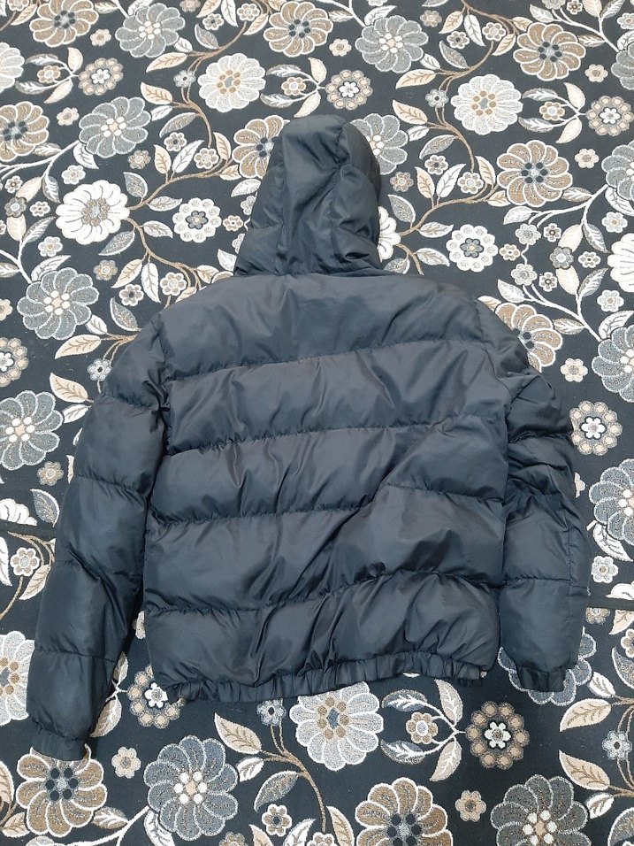 Siyah Erkek Mont, Fermuarlı, - Görsel 3