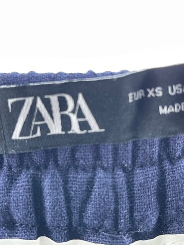 xs Beden lacivert Renk Zara Düz Kesim %70 İndirimli.
