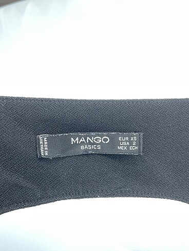 xs Beden siyah Renk Mango Kısa Elbise %70 İndirimli.