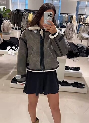 xs Beden gri Renk Zara ceket 