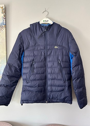 Lacoste Lacoste Erkek Lacivert Kapüşonlu Mont