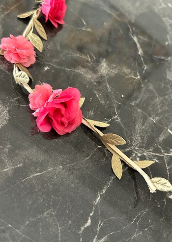 Çiçek Detaylı Saç Aksesuarı - Görsel 6