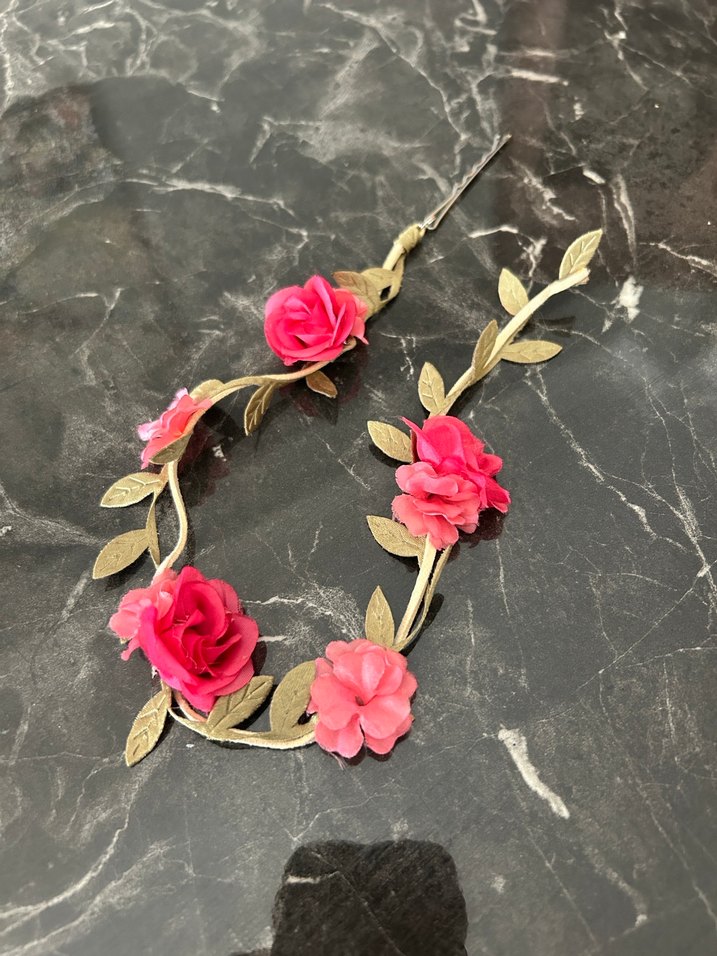 Çiçek Detaylı Saç Aksesuarı - Görsel 2