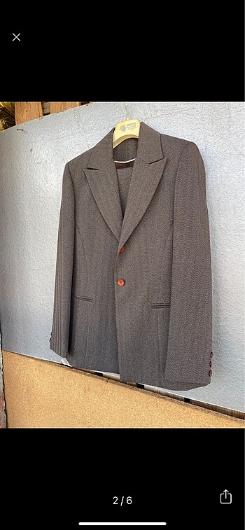 Blazer çeket ve pantolon takım