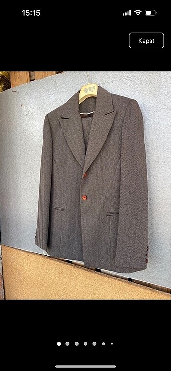 Blazer ceket ve pantolon takım