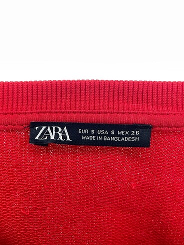 s Beden kırmızı Renk Zara Sweatshirt %70 İndirimli.