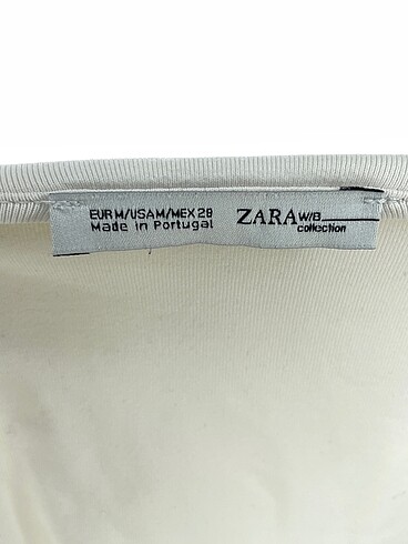 m Beden beyaz Renk Zara Bluz %70 İndirimli.