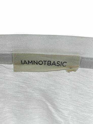 s Beden beyaz Renk IAMNOTBASIC T-shirt %70 İndirimli.