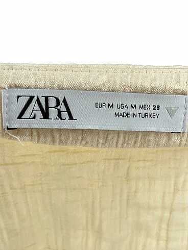 m Beden ten rengi Renk Zara Mini Etek %70 İndirimli.