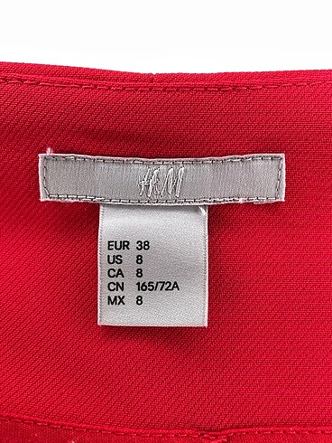 38 Beden kırmızı Renk H&M Kumaş Pantolon %70 İndirimli.