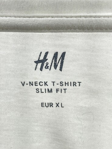 xl Beden beyaz Renk H&M T-shirt %70 İndirimli.