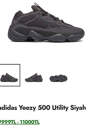 Adidas ADİDAS YEZZY 500 utility 38 