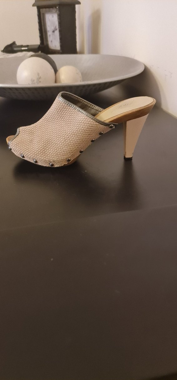 Boyner süet Pixy  nude sabo terlik - Görsel 3