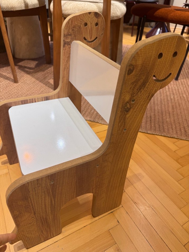 Ahşap Çocuk Sandalyesi - Görsel 3