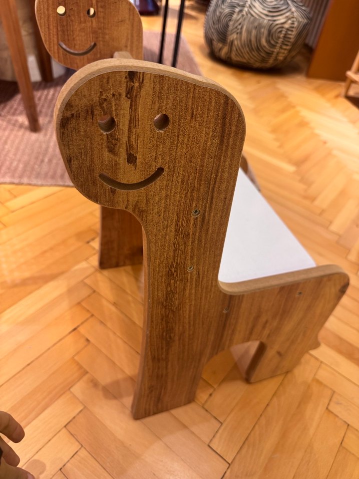 Ahşap Çocuk Sandalyesi - Görsel 4