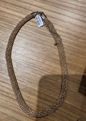 Örgü Gold Kolye - Görsel 3